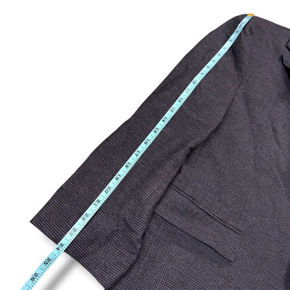 NWT Michael Kors Kelson Blazer Mens 44S Purple Blue Classic Fit Stretch $295 - Picture 9 of 14